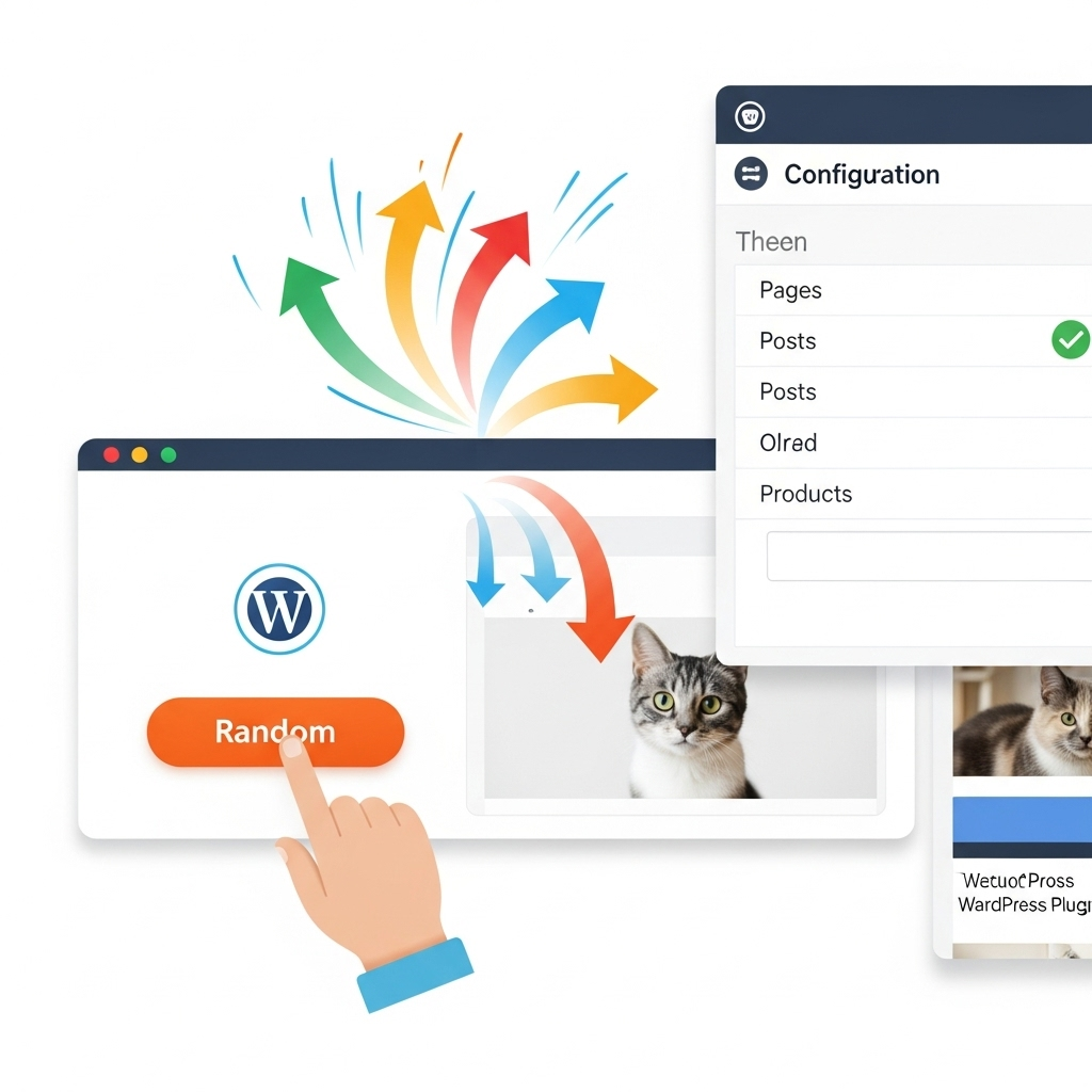 random post page product wordpress plugin